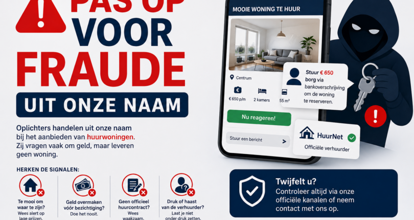 PAS OP  fraude uit onze naam!
